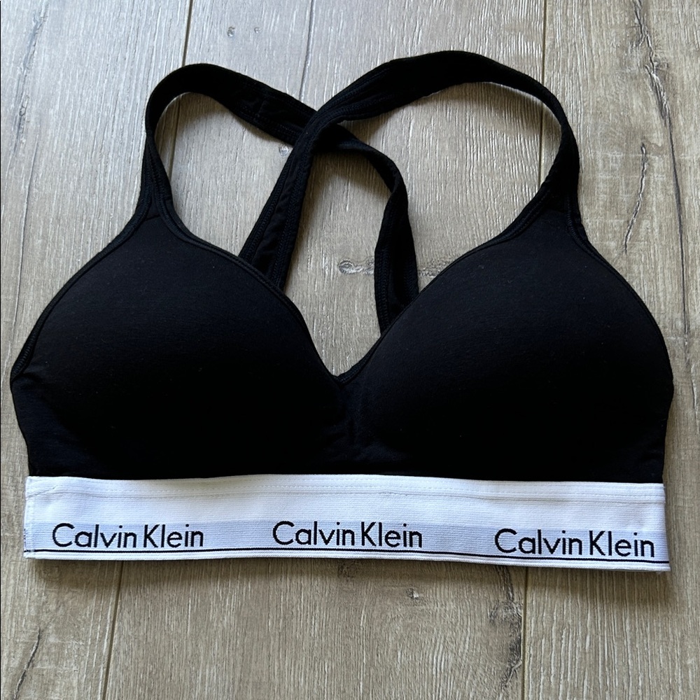 Calvin Klein Black and White Bralette